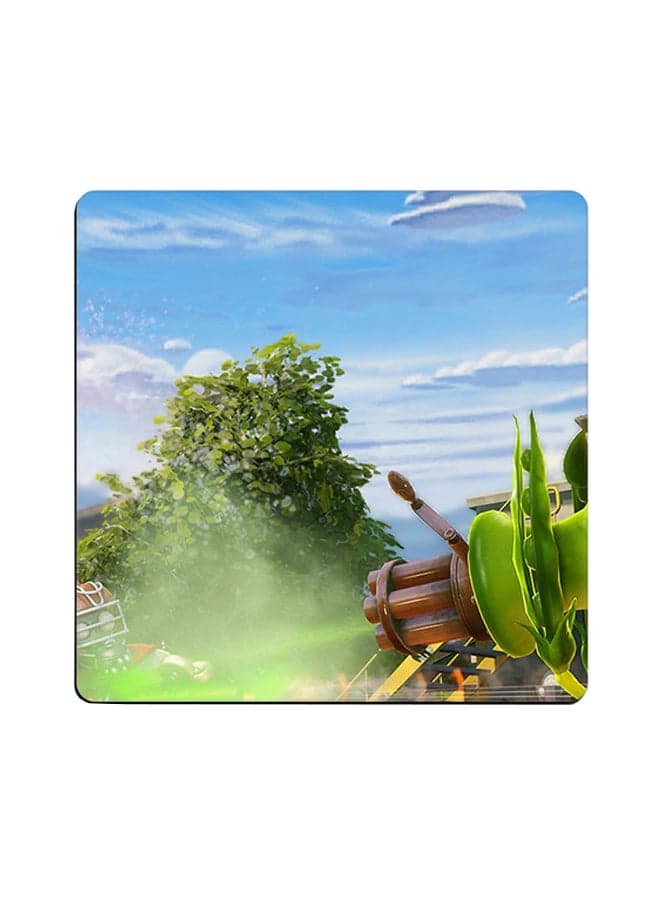 Cartoon Printed Coaster Multicolour 9x9cm