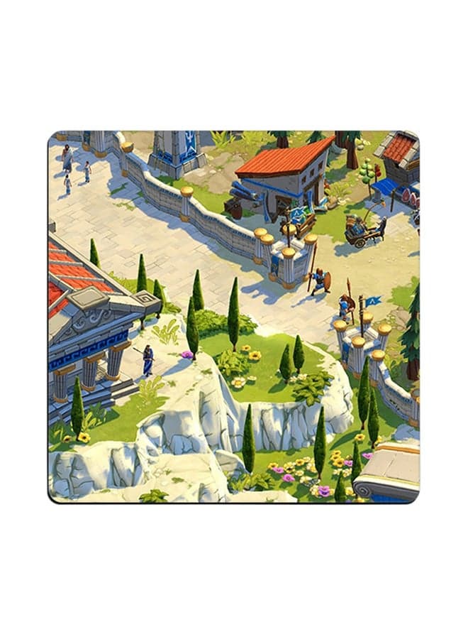 Age Of Empires Printed Coaster Multicolour 9x9cm
