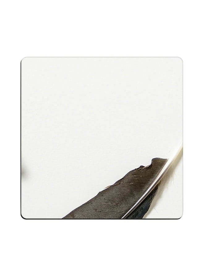 Printed Coaster Black/White 9x9cm