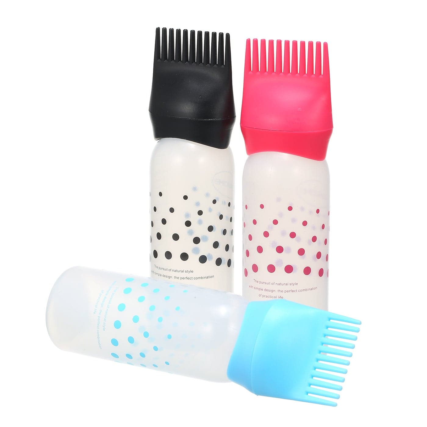 Hair Dyeing Coloring Applicator Bottles Root Comb Black 17X4.5X4.5cm Hair Care Accessories (3)