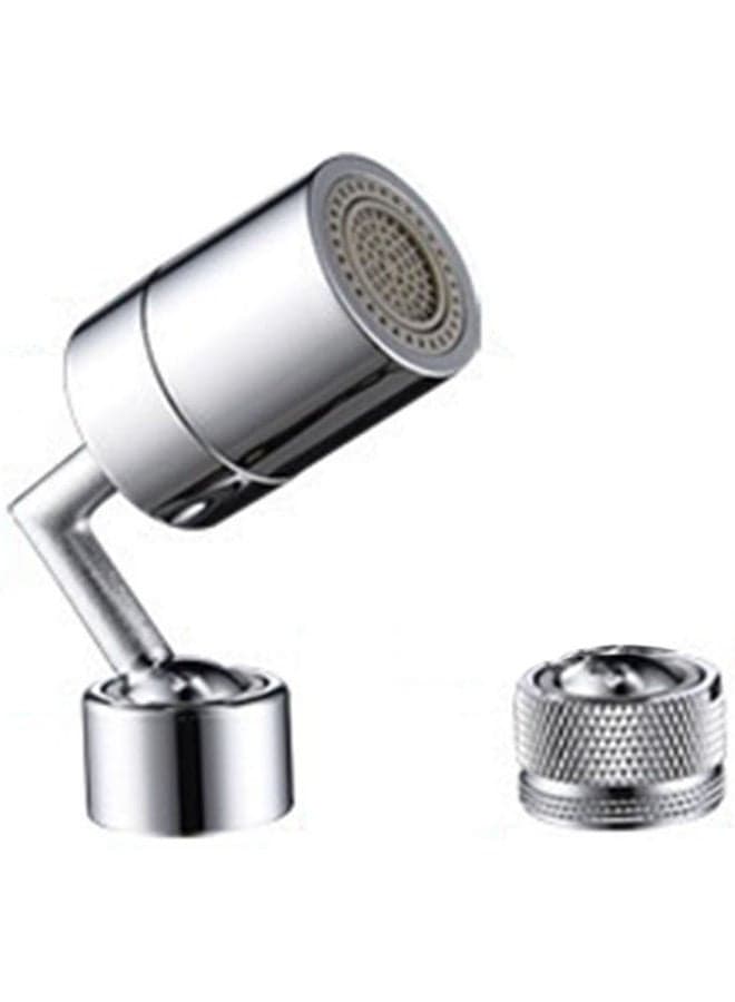 Universal 720° Rotate Filter Faucet Water Tap Sprinkler Frother Silver 16.00*6.00*9.00cm Decorative Accessories