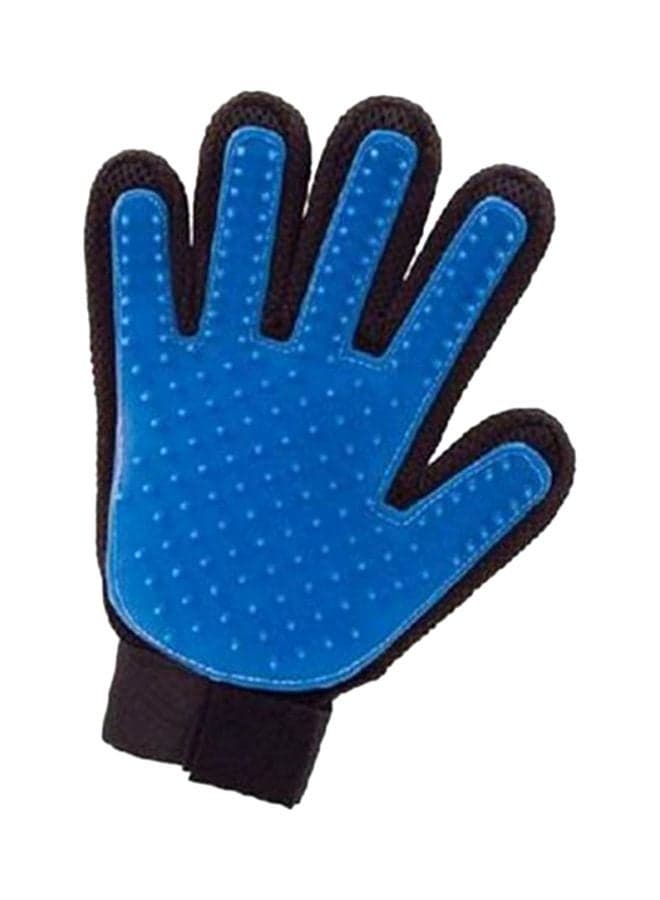 Pet Deshedding Glove Brush Blue/Black Cat Grooming Brushes