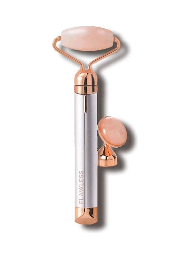 Vibrating Facial Roller And Massager Pink