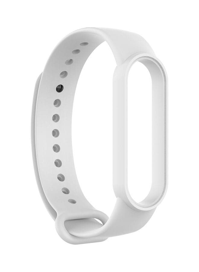 Replacement Band For Xiaomi Mi Band 5/6 White Smartwatch Bands