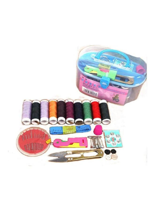 Double Layer Portable Travel Sewing Kits Box Multicolour Manual Sewing Machines