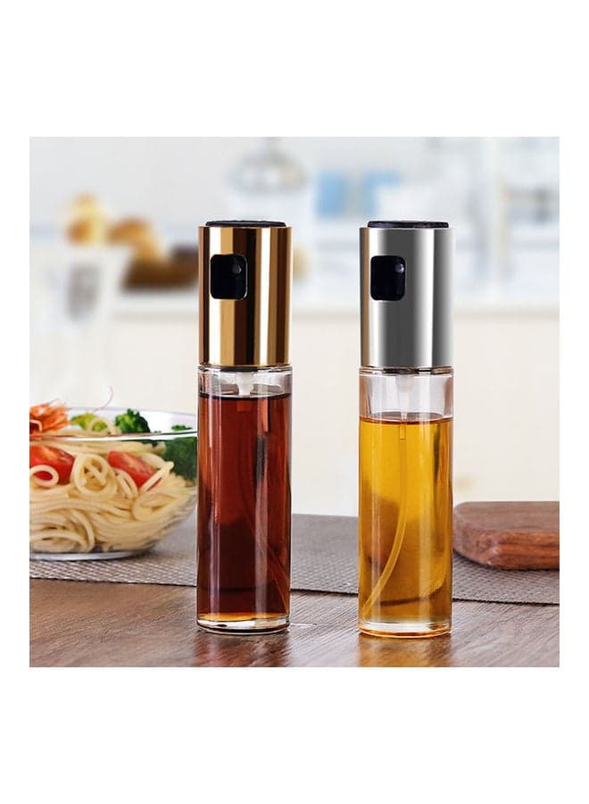 Oil Sprayer Bottle Set Silver 13.5x5.0x5.0cm Kitchen Accessories (3)