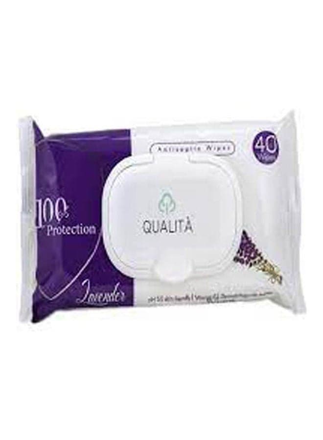 ANTISEPTIC WIPES LAVENDER 40PCS Cleansing Wipes
