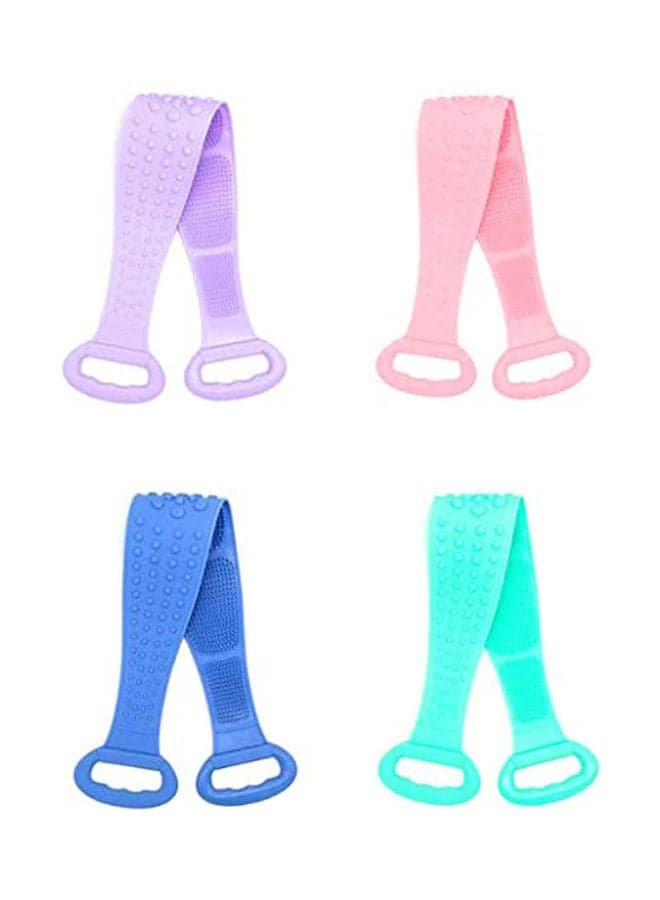 Silicone back scrubber Multicolour Bathing Accessories