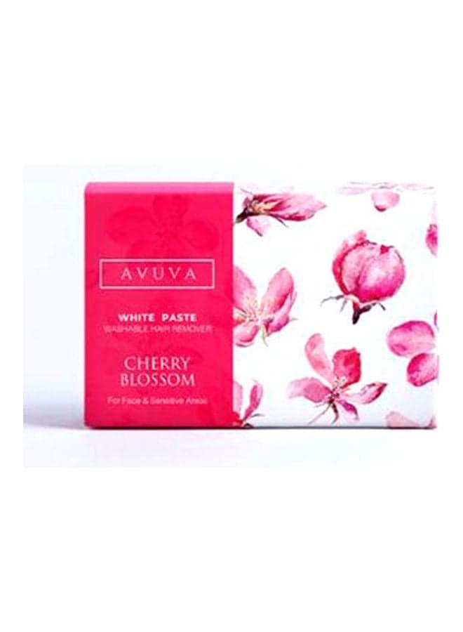 White Paste Washable Hair Removal Cherry Blossom For Face And Sensitive Areas Multicolour 100grams Waxing
