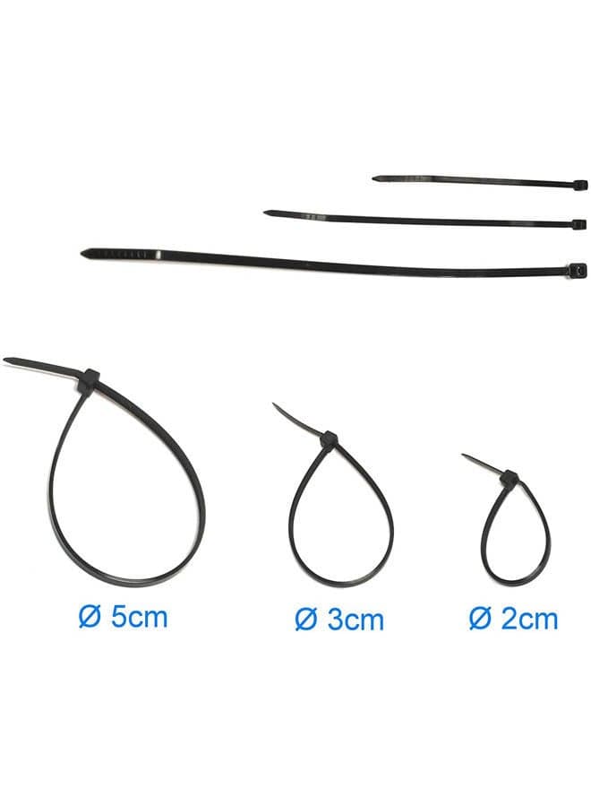 Zap Tie (Cable Tie, Wire Tie, Hose Tie) Nylon Black Tarps & Tie-downs