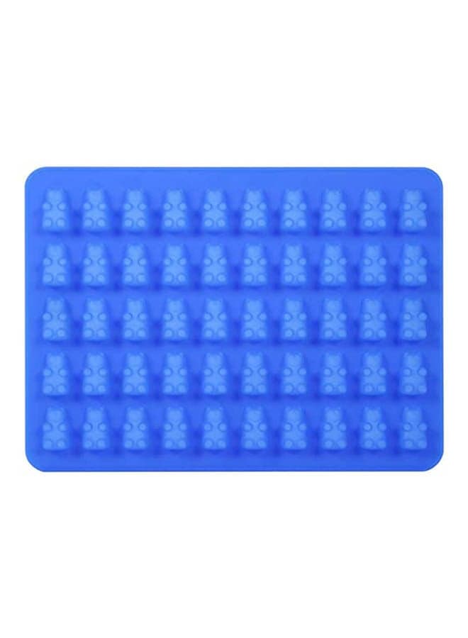 Bear Shape Chocolate Mold Soft And Durable Chocolate Molds Silicone Come With A Dropper For Chocolate Suitable Mold For Chocolate Candy Ice Cube Blue 10 x 10 x 10cm Decorating Tools (3)