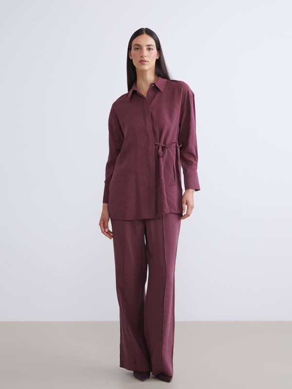 Elastic Waist Modal Blended Women's Trousers