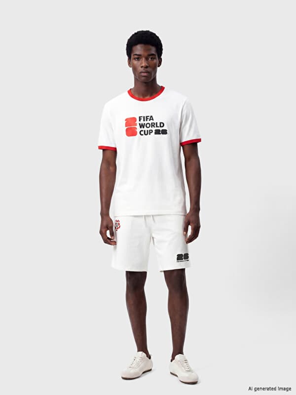 Regular Fit FIFA 2026 World Cup Printed Men's Shorts