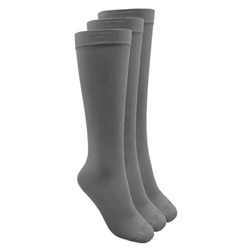 Silvy Womens Set Of 3 Pieces Opaque Socks knee-High Opaque Socks knee-High Set Of 3 Pieces (pack of 1)