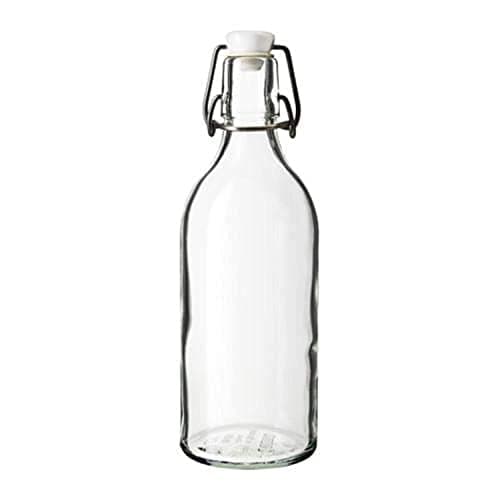 KORKEN Bottle with stopper, clear glass, 0.5 Litre