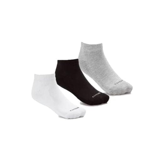 Cottonil Unisex Pack Of (3) Half Towel Socket Socks