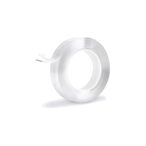 دبل فيس عرض 18 مم طول 3 متر – واحد قطعة شفاف عالي الجودة مواصفات اوربية Adhesive tapes