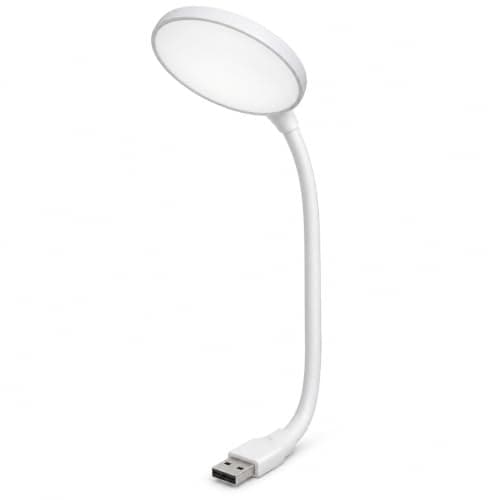 USB Light, LED Reading Lamp with Touch Control, Flexible Gooseneck USB Desk Light for Laptop, Computer, Study, Reading, Office and Bedside, White, 18478-5