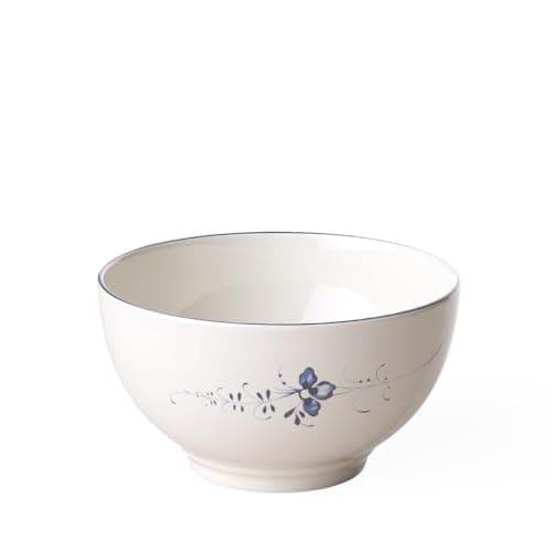 Villeroy & Boch Old Luxembourg Bowl, 750 ml, Premium Porcelain, White/Blue Dishware bowl
