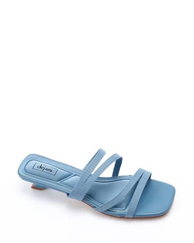 Dejavu Open Toecap Mid Heel Slippers Sandal