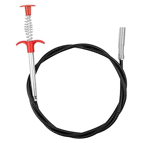 SIHUUU 63 Inch Plumbing Snake Sewer Cleaning Claw Stainless Steel Bendable Drain Cleaner Hose Pick Up Reaching Tool for Grab Home Sink, Drains or Toilet's Litter and Hair Drain opener substance