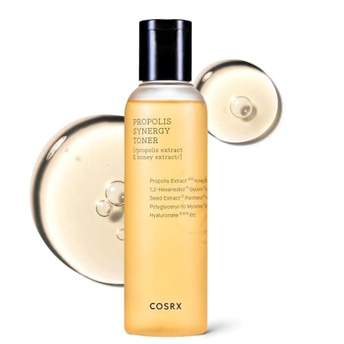 COSRX Full Fit Propolis Toner 72% Propolis Extract, Korean Glow Toner for Face, Healthy Glow Boosting Toner, Hydrating Dewy Essence for Soft Plump Skin, Korean Skincare 150ml Astringent substance