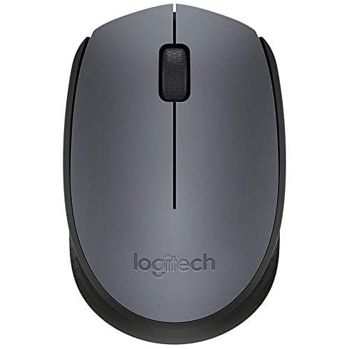 Logitech M170 Wireless Mouse – Compact Design, Nano USB Receiver, Smooth Optical Tracking, Grey – for Laptops and Desktops Input mouse