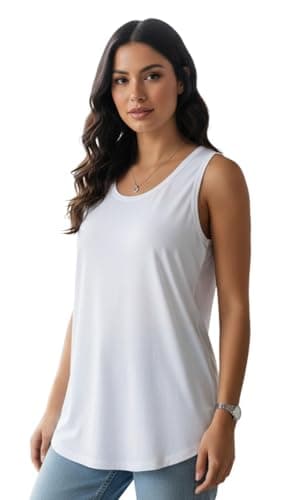 Bisha Pish-268-1-520P Tank Top with Wide Strap Base Layer Top for Women Shirt