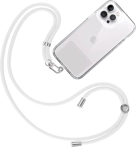Mobile Phone Lanyard, Universal Neck Strap with Grip Pad for Hanging Mobile Phones, Mobile Phone Carabiner Strap with Grip Patch, Mobile Phone Case Lanyard Body strap