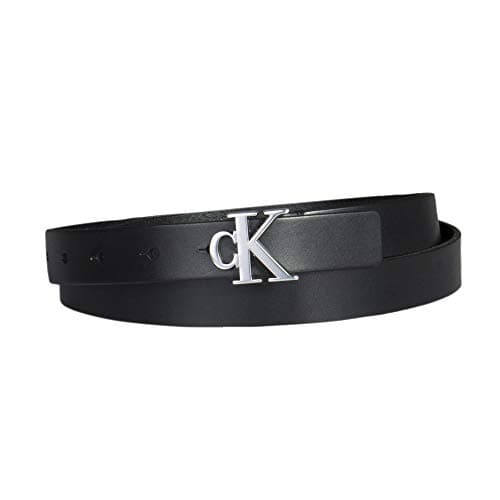 Calvin Klein Women's Dress Casual Fashion Belts, Black Plaque, XL Apparel belt