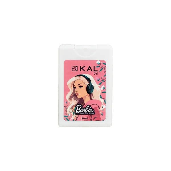 Kaline Perfume spray bottle Pink for women With Wood Scent, 20 ml - white pink Personal fragrance