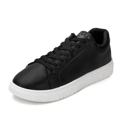 Testa Toro Men's Essential All-Weather Leather Platform Sneakers with Cloudfoam Insole - Testa Toro Shoes