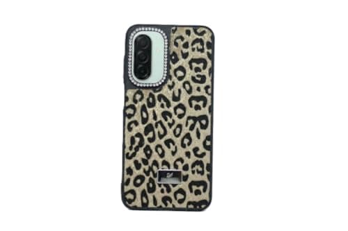 Compatible with Samsung A36 Mobile Phone Case With a Leopard Print Design, a Stylish Case for Women and Girls, Slim and Soft, Made of Flexible TPU Silicone, Shockproof and Protective. (Tiger Beige) Cellular phone case