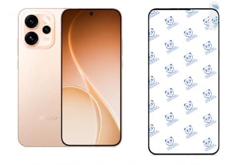 PANDA+ Tempered Glass Screen Protector For OPPO Reno 15 Pro Max 5G, Clear