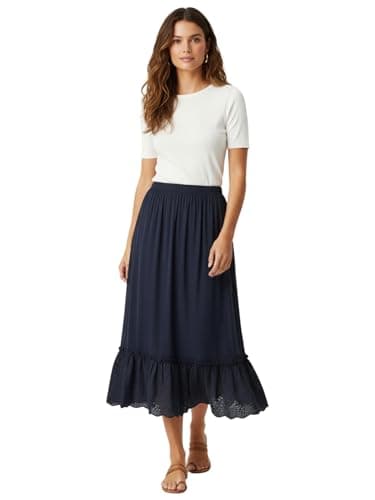 Georg Pish-295-9061P ette Maxi Under Dress Skirt for Women, Up to 70 kg