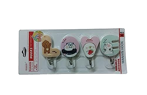 Fresh Jh Love Word All Purposes Over Door Hooks (2725603329737, Small) - 4 Pieces Storage hook