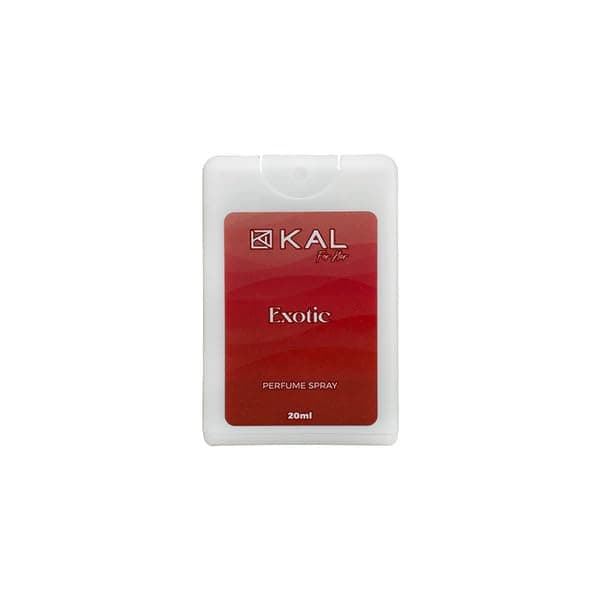 Kaline Perfume spray bottle Exotic With Wood Scent, 20 ml - white red Personal fragrance