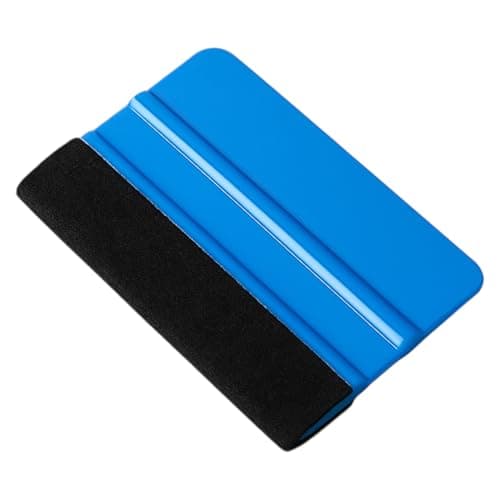 Vinyl Wrap Squeegee with Felt Edge, Applicator Tool for Car Wraps, Window Tints, Decals, Cricut & Furniture Vinly Film Vehicle wrap