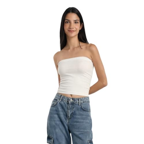 CARINA Women Strapless Top (Cookies) Shirt