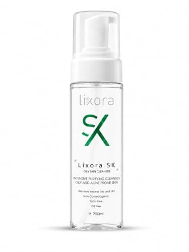 Lixora Face Cleanser for Dead Cell Removal and Excess Oil Control, 200 ML Skin cleaning agent