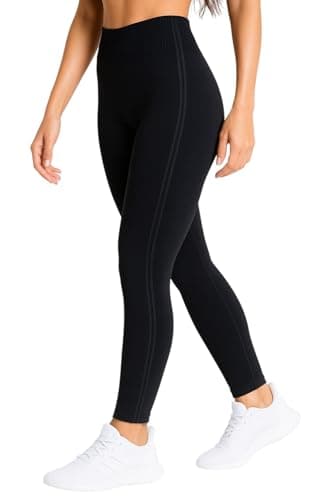 MEZA Women's Stretch Leggings, New Exclusive Design, Wrinkle & Shrinkage Resistance, High Waist, Fits Gym or Daily Use Pants