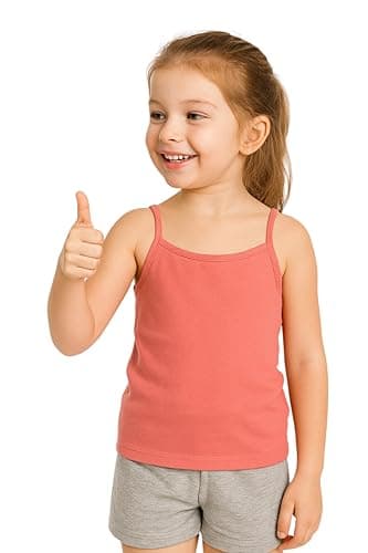 بادي حمالة بناتي للأطفال ملابس داخلية ناعمة متعددة الاستخدامات خامة قطن مرن مريحة من ميZA Shirt