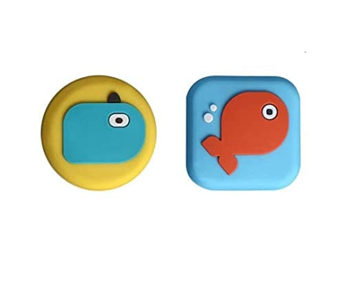 PLENARO Cartoon Silicone Door Stopper Self Adhesive Wall Protector Bumper Guard Stopper Anti Collision Door Bumper for Door Handle Furniture Protecting Wall Cabinets, Doorknobs (Set of 2 PCS)