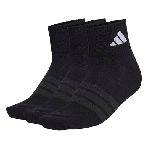 adidas Unisex Cushioned Sportswear Ankle Socks 3 Pair Pack Socks