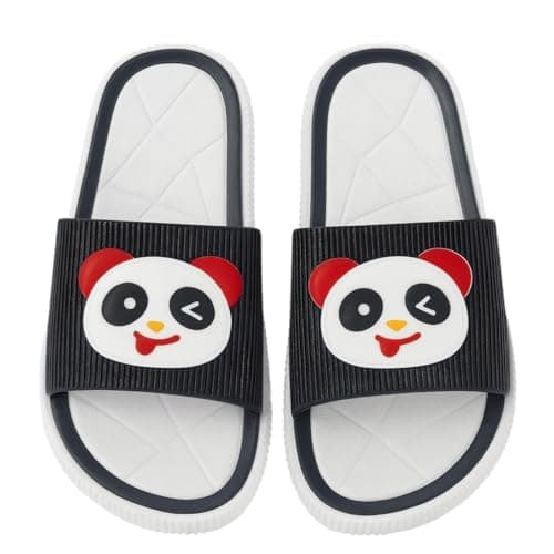 Romba Women's Cartoon Panda Comfort Sole Slippers - Cute Design - Multicolor