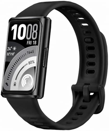Compatible with Huawei Band 11 / Band 11 Pro NFC Silicone Replacement Strap, Soft Skin-Friendly Adjustable Wristband with Color Buckle for Women & Men Watch band