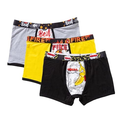 Cottonil Pack of 3 Cotton Party Boxer Underwear for Men Underpants