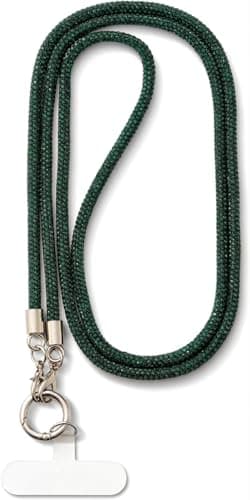 Mobile Phone Chain Glitter Red Lanyard Long Mobile Phone Chain Universal Mobile Phone Strap for Hanging Body strap
