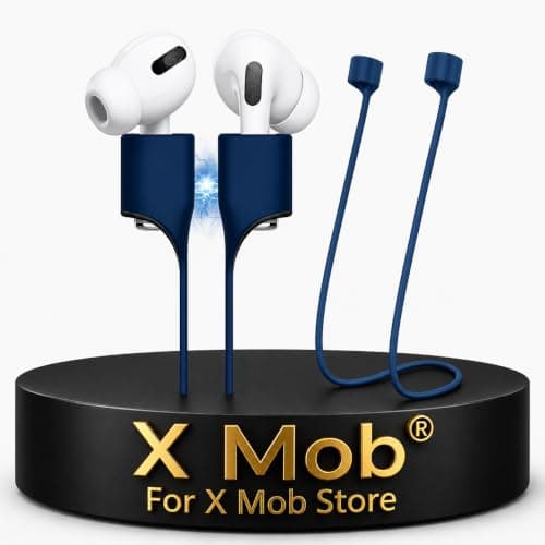 X Mob Magnetic Strap for Airpods Silicone Rope Anti-Lost Wireless Ear Wire Cable Connector Soft Sport Neck Bluetooth Earbuds Accessories Pro - 3-2 - 1