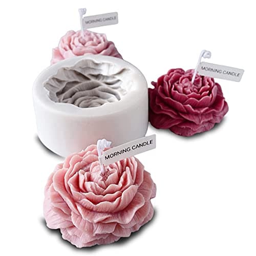 iophi 3D DIY Silicone Candle Mold Food Grade Candle Mould for Soy Wax, Beeswax, Aromatherapy, Chocolate, Great Handmade Gift Craft mold